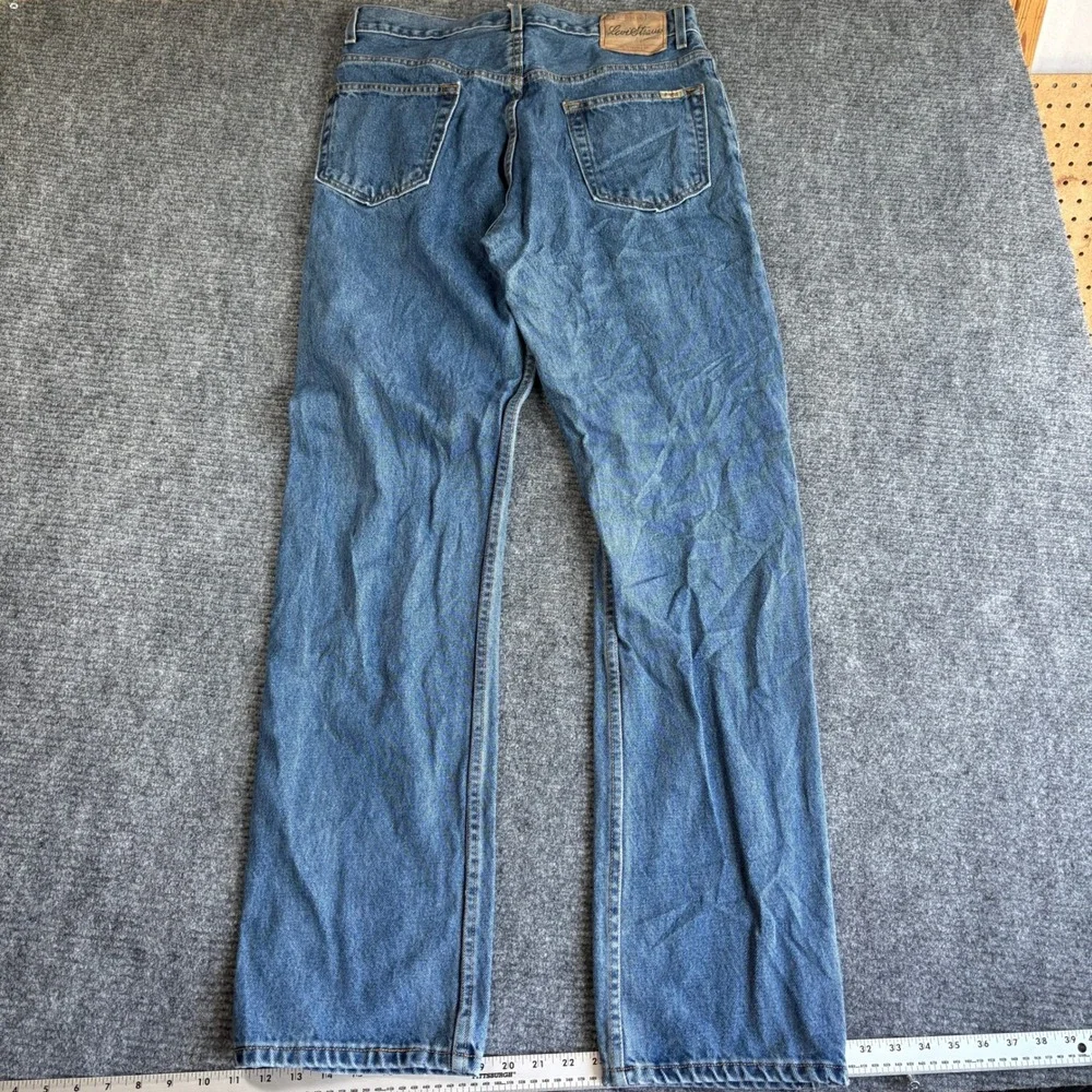 Levi Strauss Signature Mens Regular Fit Straight Leg Blue Jeans W34 L34